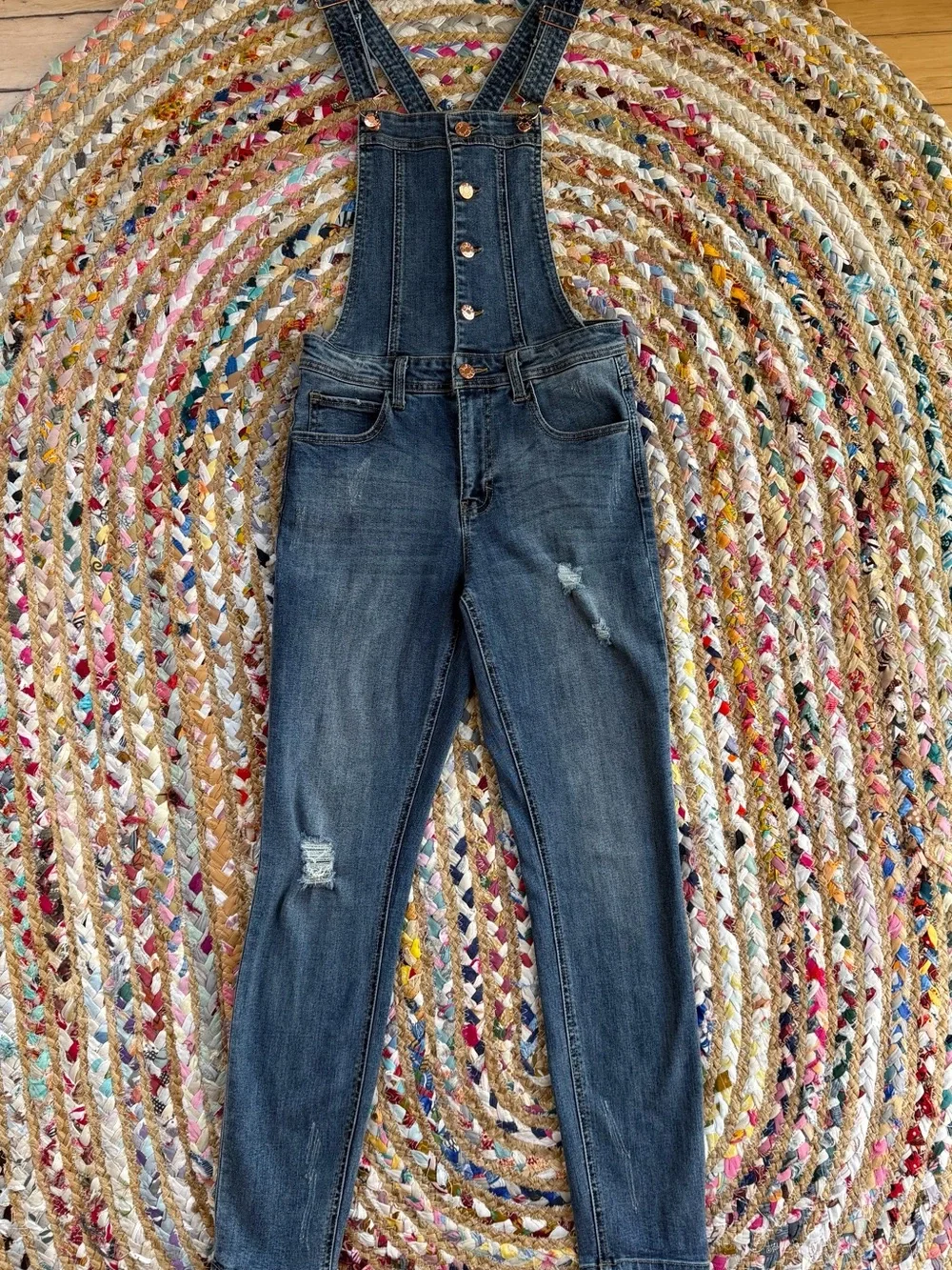 Women’s Guess Jeans Dark Blue Denim Overalls